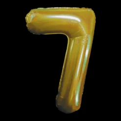 Cijfer Ballon Goud - 97cm - Cijfer Zeven