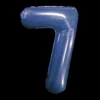 Cijfer Ballon Blauw - 97cm - Cijfer Zeven