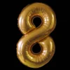 Cijfer Ballon Goud - 97cm - Cijfer Acht