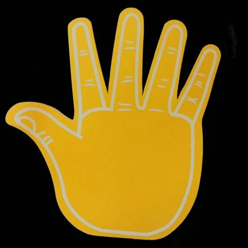 Foam Hand - High Five - Oranje - Afbeelding 2