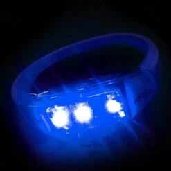 Sound Activated LED Armband - Blauw -Boland Winkel 1204 img 1 led armbandjes blauw