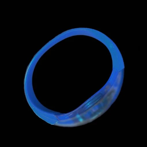 Sound Activated LED Armband - Blauw - Afbeelding 2