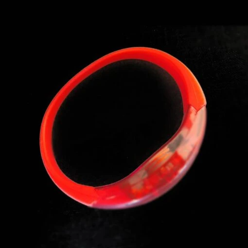 Sound Activated LED Armband - Rood - Afbeelding 2