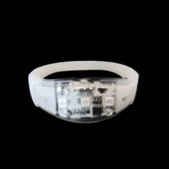 Sound Activated LED Armband - Wit