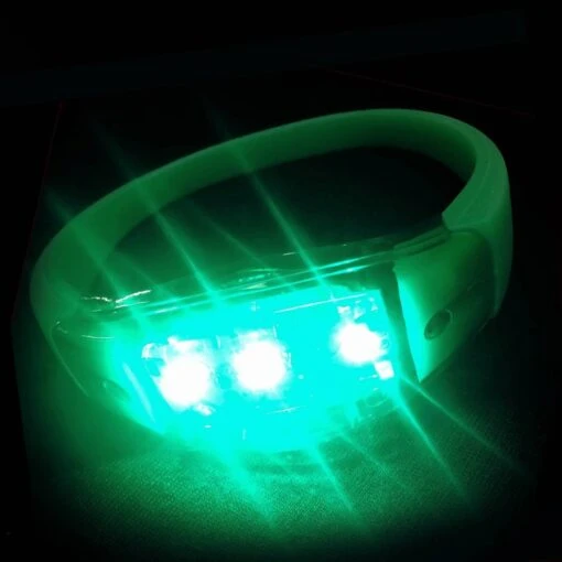Sound Activated LED Armband - Groen - Afbeelding 3