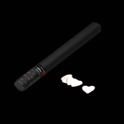 MagicFX Handmatige Confetti Shooter 50cm Witte Hartjes