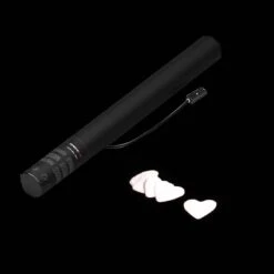 MagicFX Elektrisch Confetti Shooter 50cm Witte Hartjes