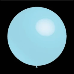 Blauwe Ballonnen - Pastel Rond - 30cm