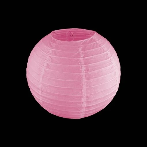 Roze Lampion - 25cm - Afbeelding 3