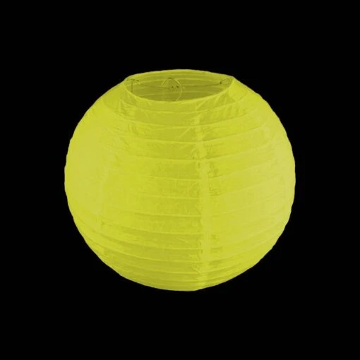 Gele Lampion - Brandvertragend - 25cm - Afbeelding 3