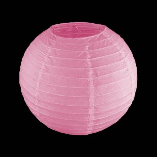 Roze Lampion - Brandvertragend - 40cm - Afbeelding 3