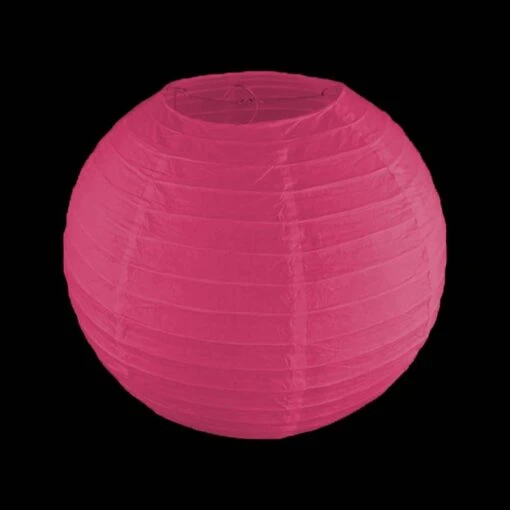 Fuchsia Lampion - Brandvertragend - 40cm - Afbeelding 3