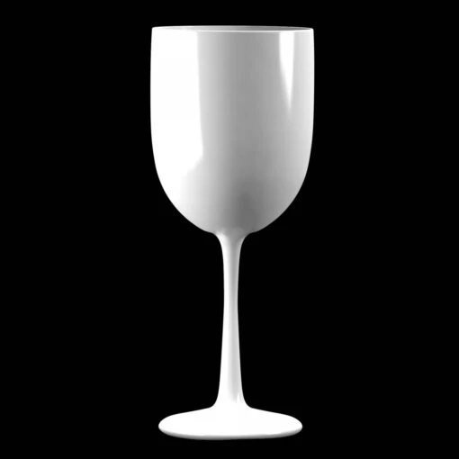 Kunststof Wijnglazen - 48cl - Wit - Afbeelding 3