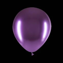 Paarse Ballonnen - Chrome - 30cm -Boland Winkel 1566 img 1 deco ballonnen 30cm chrome paars