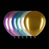 Paarse Ballonnen - Chrome - 30cm
