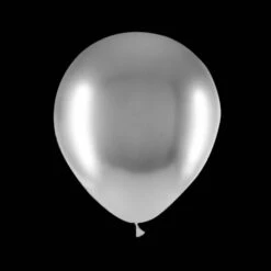 Zilveren Ballonnen - Chrome - 30cm -Boland Winkel 1571 img 1 deco ballonnen 30cm chrome zilver