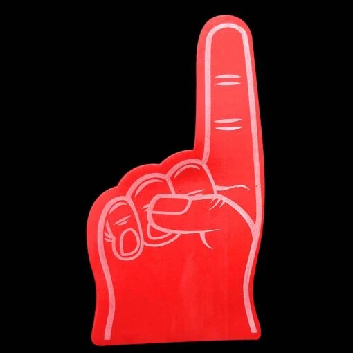 Foam Hand - Wijsvinger - Rood - Afbeelding 2