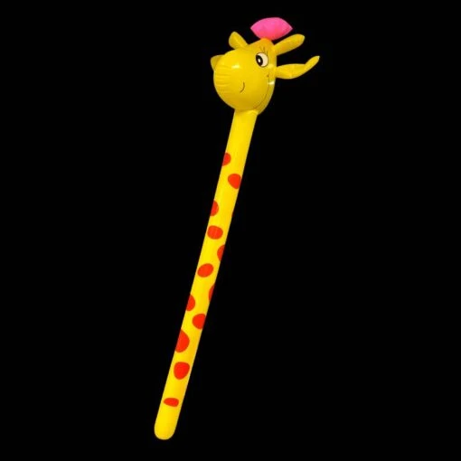 Opblaasbare Dierenstick Giraffe - 110cm - Afbeelding 3