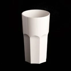 Kunststof Glazen Retro - 33cl - Wit