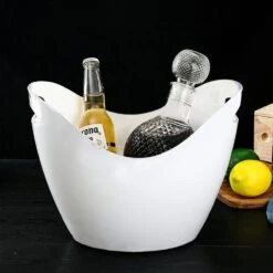 Champagne- En Wijnkoeler - 3,5 Liter - Wit