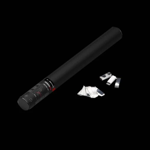 MagicFX Confetti Shooter Handmatig 50cm Wit&zilver - Afbeelding 2