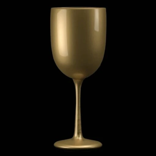Kunststof Wijnglazen - 48cl - Goud - Afbeelding 3