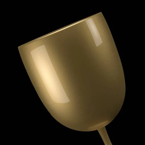 Kunststof Wijnglazen - 48cl - Goud