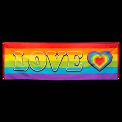 Boland Regenboog Banner - 74x220cm