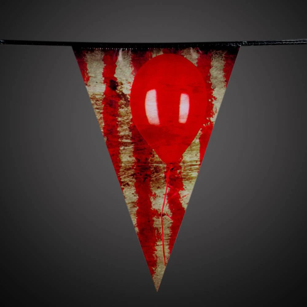 Vlaggenlijn Horror Clown - 6m 2 Vlaggenlijn Horror Clown - 6m - Afbeelding 2