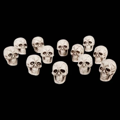 Boland Halloween Doodshoofdjes - 4x3cm - Afbeelding 2