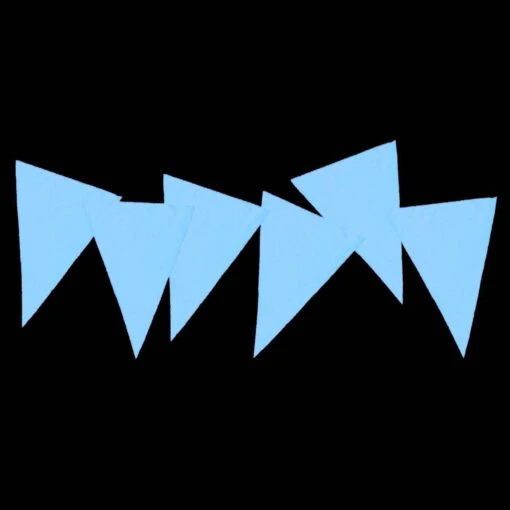 Vlaggenlijn - Baby Blauw - 10m