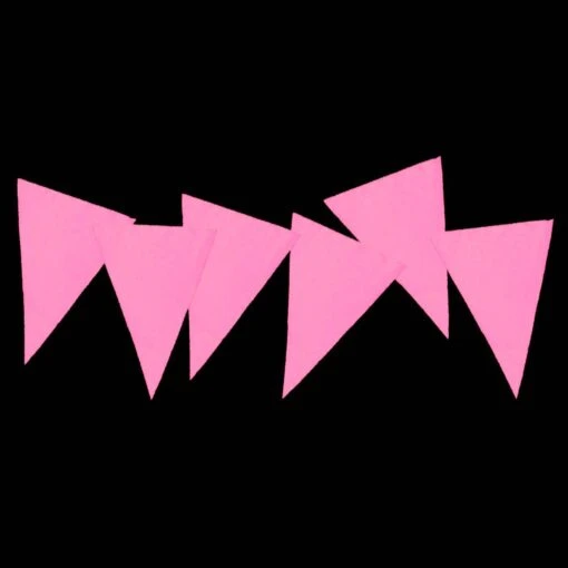 Vlaggenlijn - Baby Roze - 10m
