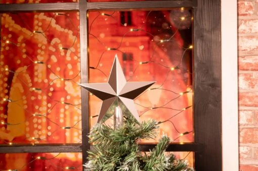 Kerstboom Piek Ster - Zilver - 20cm