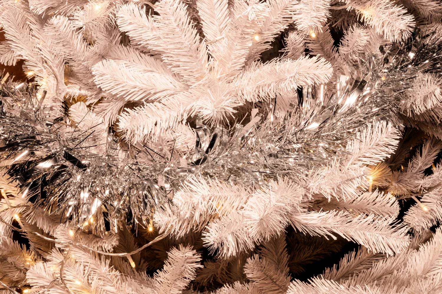 Kerstslinger Luxe Zilver - 2m 2 Kerstslinger Luxe Zilver - 2m - Afbeelding 2