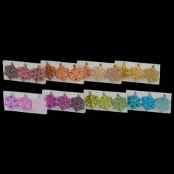 Kerstballen Ster 3 Stuks - Roze