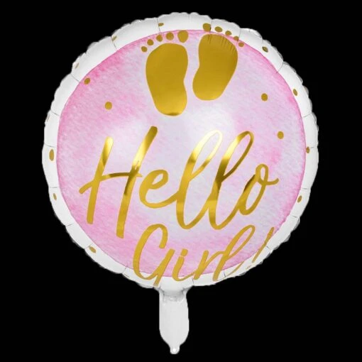 Boland Ballonnen 'Hello Girl!' - 45cm - Afbeelding 2