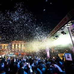 MagicFX Elektrisch Confetti Kanon 80cm Lichtblauw