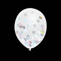 Confetti Ballonnen - Metallic Holografische Confetti - 30cm