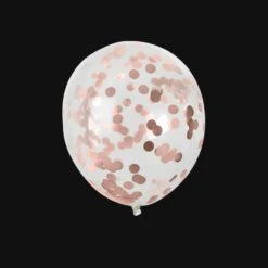 Confetti Ballonnen - Rosé Gouden Confetti - 30cm