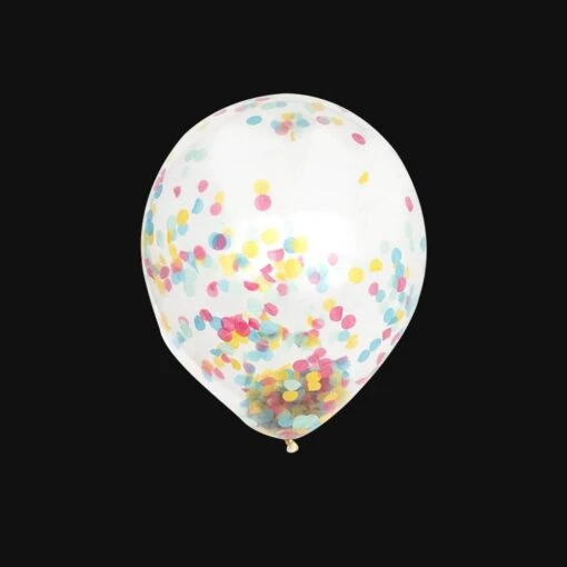 Confetti Ballonnen - Multicolor Confetti - 30cm
