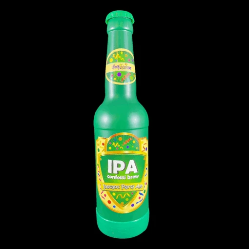 Confetti Kanon Budget - Bierfles - Goud - Afbeelding 2