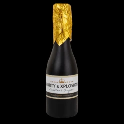 Confetti Kanon Budget - Champagnefles - Goud & Zilver