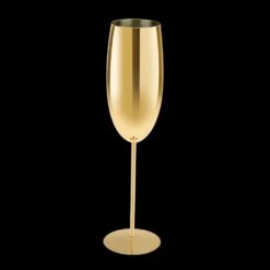 RVS Champagneglazen - 28cl - Goud