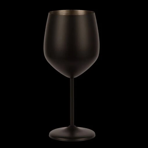 RVS Wijnglazen - 50cl - Zwart