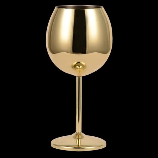 RVS Wijnglazen - 70cl - Goud - Afbeelding 2