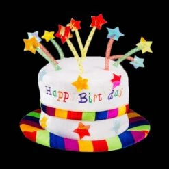 Boland Hoed Regenboog Taart - Happy Birthday