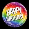 Boland Papieren Bordjes 23cm - 6 Stuks - Happy Birthday