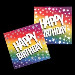 Boland Papieren Servetten 20 Stuks - Happy Birthday