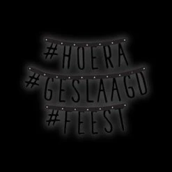 Letterslinger - Hoera Geslaagd Feest