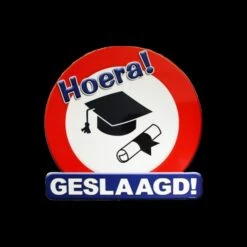 Huldeschild - Hoera Geslaagd